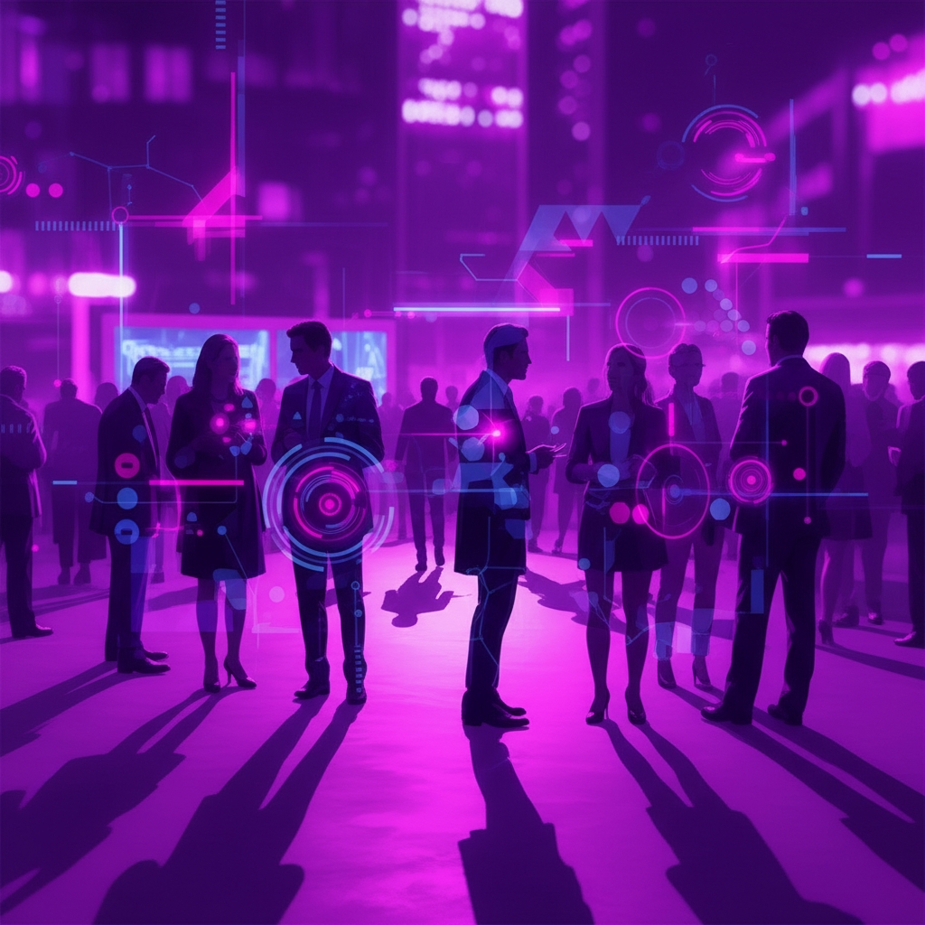 Business Networking Illustration